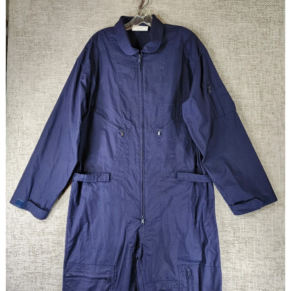 Rothco Flight Suit Coveralls Mens Large Navy Blue Military Intermediate